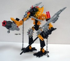 Lego 8912 Bionicle Toa Mahri Hewkii robot complet de 2007 -N27
