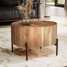 FineBuy Table basse acacia