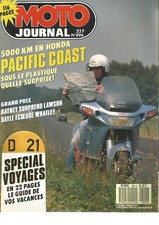 MOTO JOURNAL N°896 HONDA PACIFIC COAST / GP ALLEMAGNE / SPECIAL VOYAGES