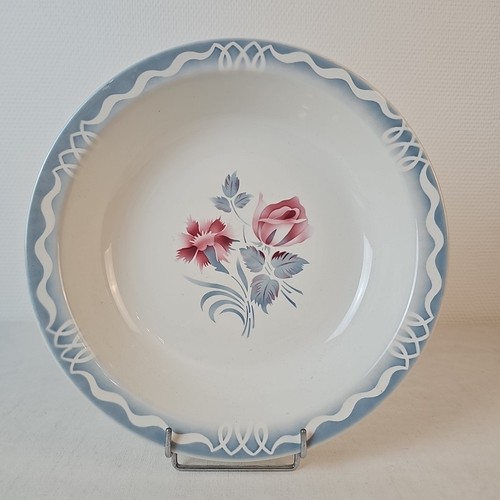 Plat rond creux décor - creux,
