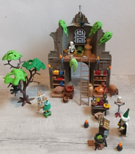 Playmobil lot 3839 la Tour chateau de merlin l'enchanteur et son assistant