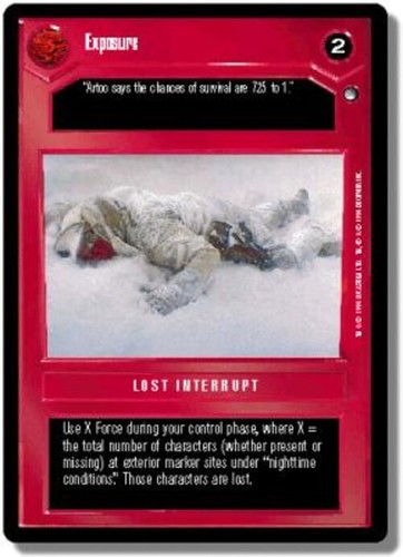 Exposure star wars - wars, ccg