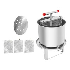 Presse à miel, extracteur, broyeur, manuel, robuste, en acier inoxydable, pour