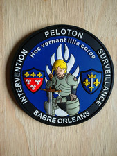 écusson de collection Gendarmerie Peloton Surveillance Orléans BLEU FONCE