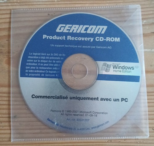 Gericom recovery rom - recovery, cd-rom
