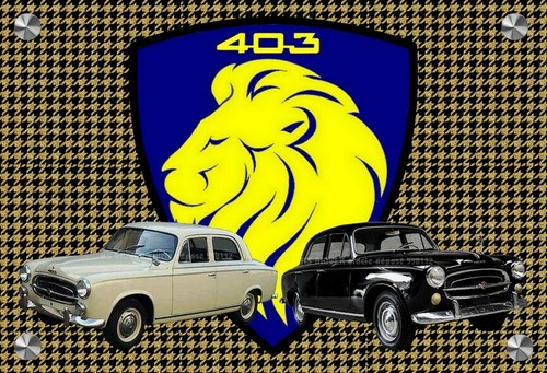 Plaque peugeot 403 - peugeot,