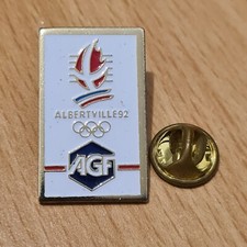 (E1) pin's JEUX OLYMPIQUES ALBERTVILLE 92 / Sponsor AGF