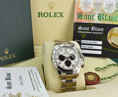 Rolex 18kt white gold - 18kt, daytona