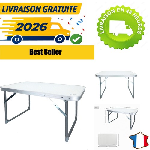 Table camping pliante - table, de