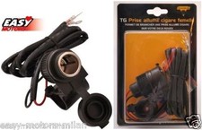 Prise Allume-Cigare 12V A Avec Support Pour Guidon de Moto Universel TG-ALIM-FEM