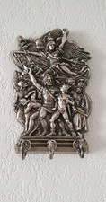 porte clés mural métal argenté French vall key holder