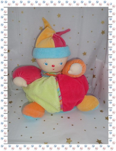 Doudou boule lutin clown - -,