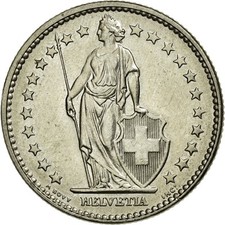 Monnaie, Suisse, 2 Francs