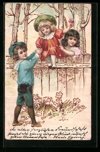 Carte postale imitation - feu, de