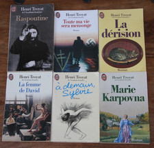 HENRI TROYAT - LOT DE 6 LIVRES - RASPOUTINE - J'AI LU - De 1985 à 1998 - B/ TBE