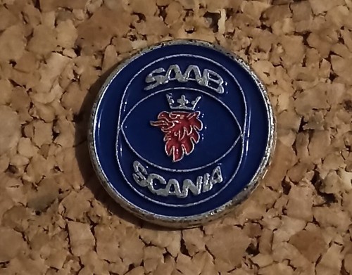 Pin saab scania auto - pin's,