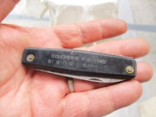 ANCIEN COUTEAU PLIANT PUBLICITAIRE BOUCHERIE GIRARD SAINT GEORGES? A IDENTIFIER