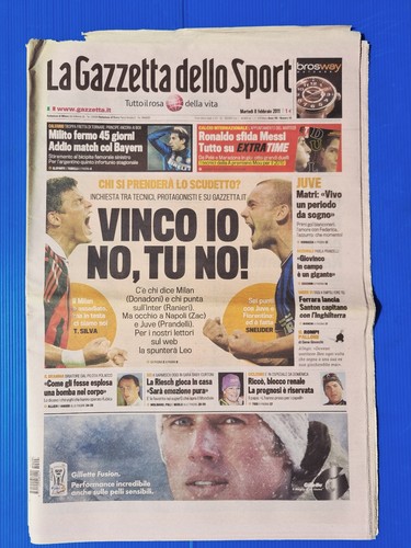 Gazetta dello sport février - gazetta,