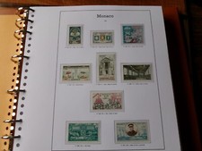 MONACO TIMBRES ANNEES 1960 a
