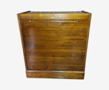 classeur à rideau en chêne  /étagère de bureau 