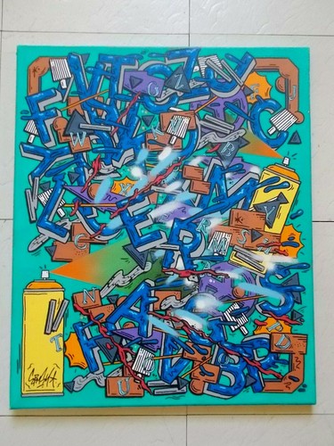 Ermone peinture originale - peinture,