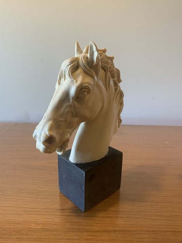 Statuette tête cheval - statuette, de