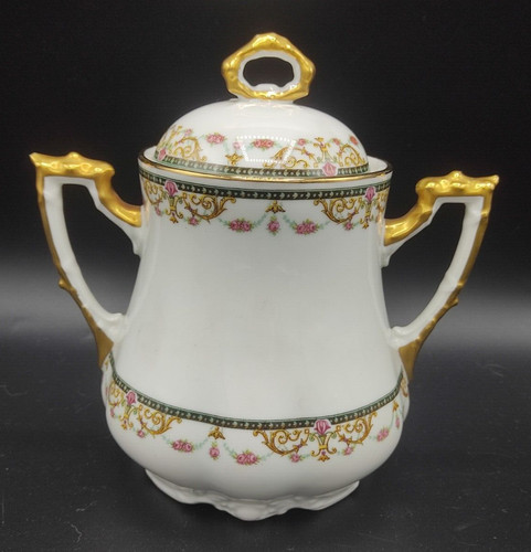 Ancien sucrier porcelaine - en,