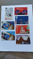 LOT DE 7  PASSEPORTS ET TICKET  DISNEYLAND