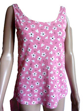 F264 Vêtement Occasion Femme Débardeur floral BONOBO JEANS T. S
