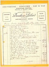 SAINT-JEAN-LE-BLANC (45) COUVERTURE ZINGUERIE "ROUILLY / DEVELLE & BILLARD" 1929