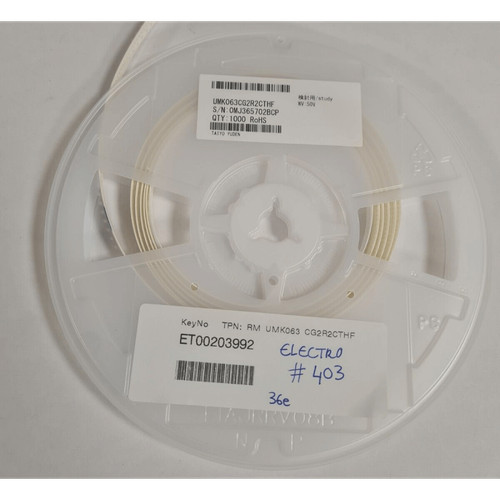 Umk063cg2r2cthf cap cer - umk063cg2r2cthf, 2.2pf