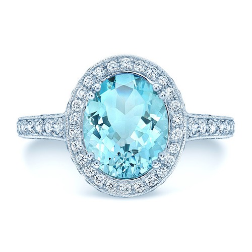 14k blanc ovale - or,