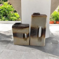 Paire vases ceramique