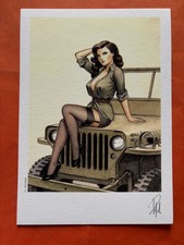 PATURAUD EX LIBRIS SIGNE PIN UP  15 x 21  ETAT NEUF
