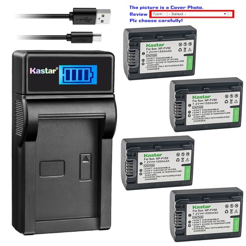Kastar battery lcd charger for - battery,