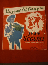 33 tours jean segurel un grand bal corrézien OS 1153  ODEON