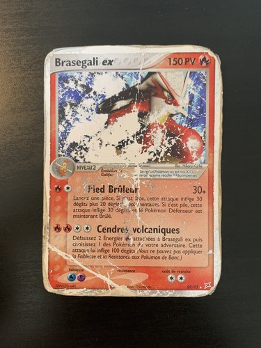 Carte pokémon braségali - carte,