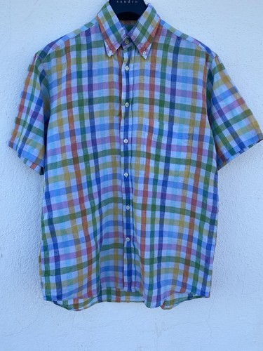 Chemise lin arc ciel - lin, arc-en-ciel