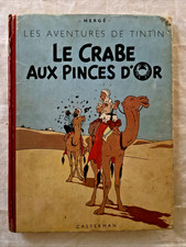 Tintin - Le Crabe aux pinces d'or - édition B7 - Etat d'usage