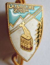 PINS Insigne SKI MONTAGNE LA SAULIRE 2700 m (Courchevel) émail ORIGINAL