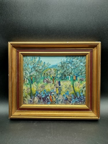 Tableau acrylique dominique - tableau,
