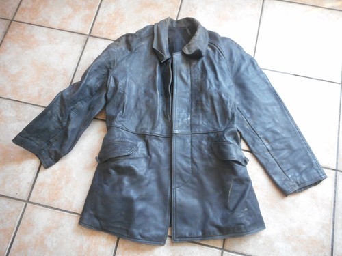 Veste cuir pilote 1918 - veste,