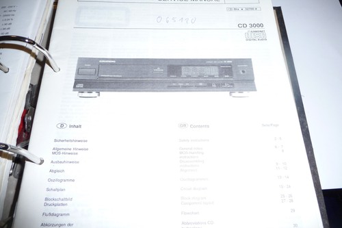 Service manuelle grundig - grundig, cd