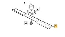 Lame Mulching 410 Mm ORIGINALE
