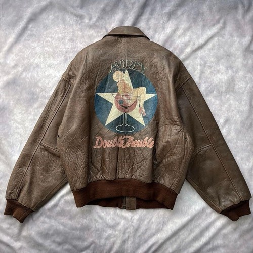 Veste vol cuir avirex - en,