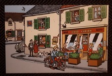 Carte Postale (Cp) Expo Malakoff Fresque "Chez Lucien" par Frank Margerin ☆ NEUF