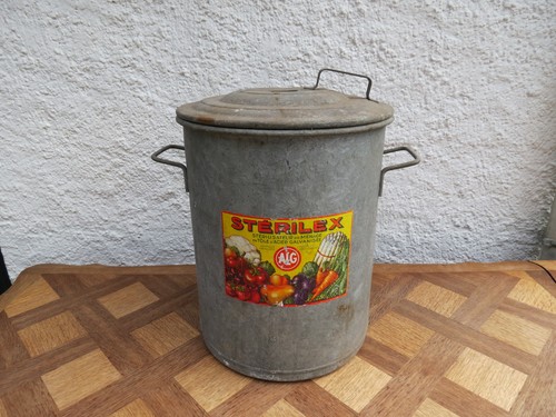 Ancien stérilisateur zinc - ancien, en
