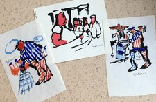 Trois dessins René Galant