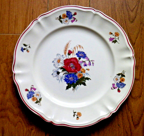 Ancien grand plat - grand, rond