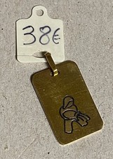 Médaille - ancien Stock Neuf  « Astrologie Verseau » - plaqué or